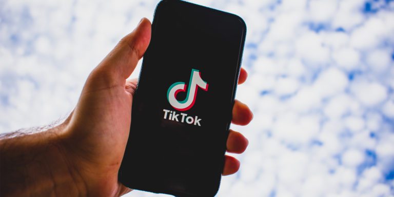 TikTok Logo On Phone